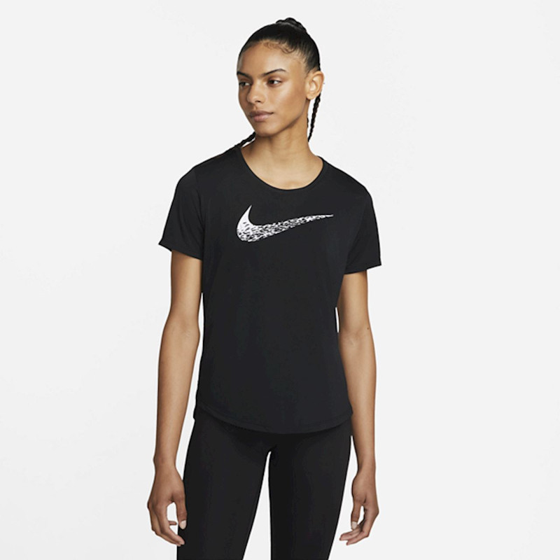 W NK SWOOSH RUN SS TOP