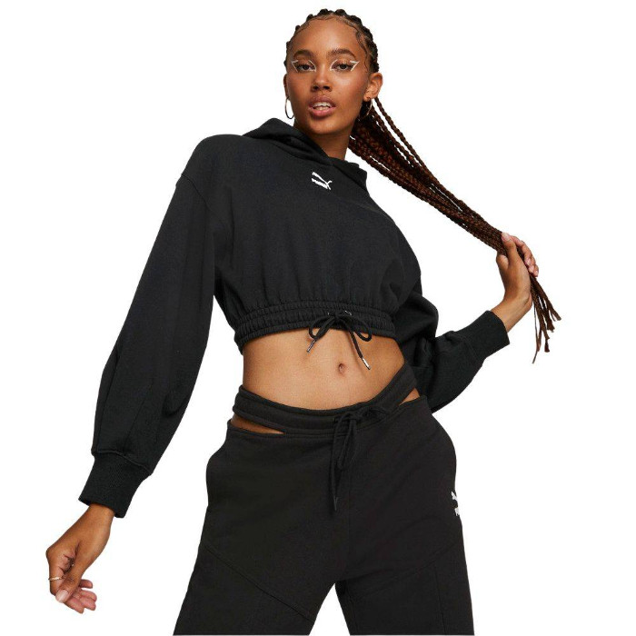 PUMA CLASSICS CROPPED HOODIE TR