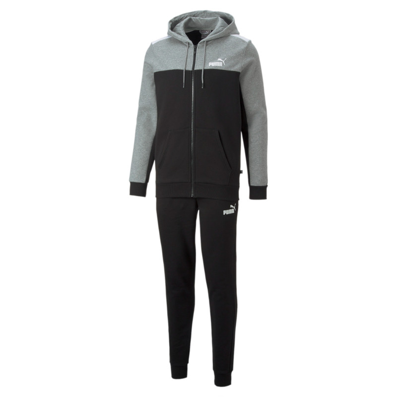 PUMA ESS+ HOODED COLORBLOCK SUIT FL CL