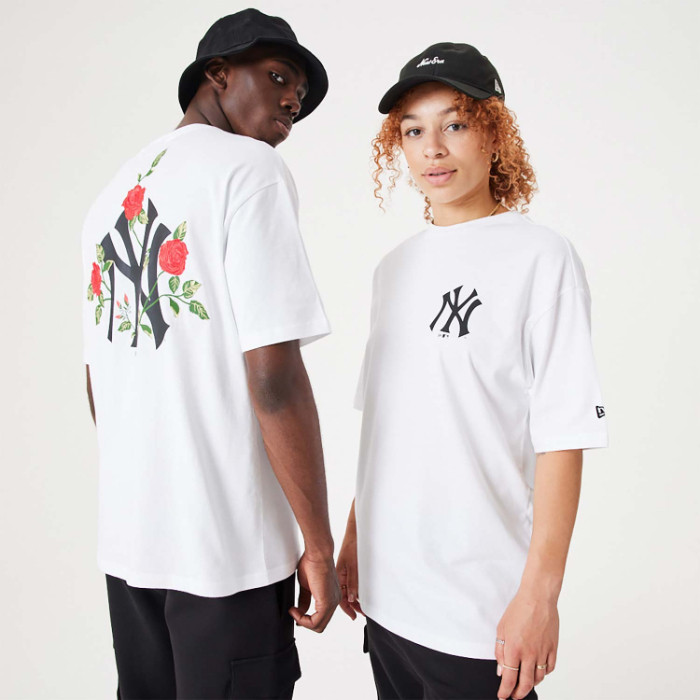 NEW ERA MLB FLORAL GRAPHIC OS TEE