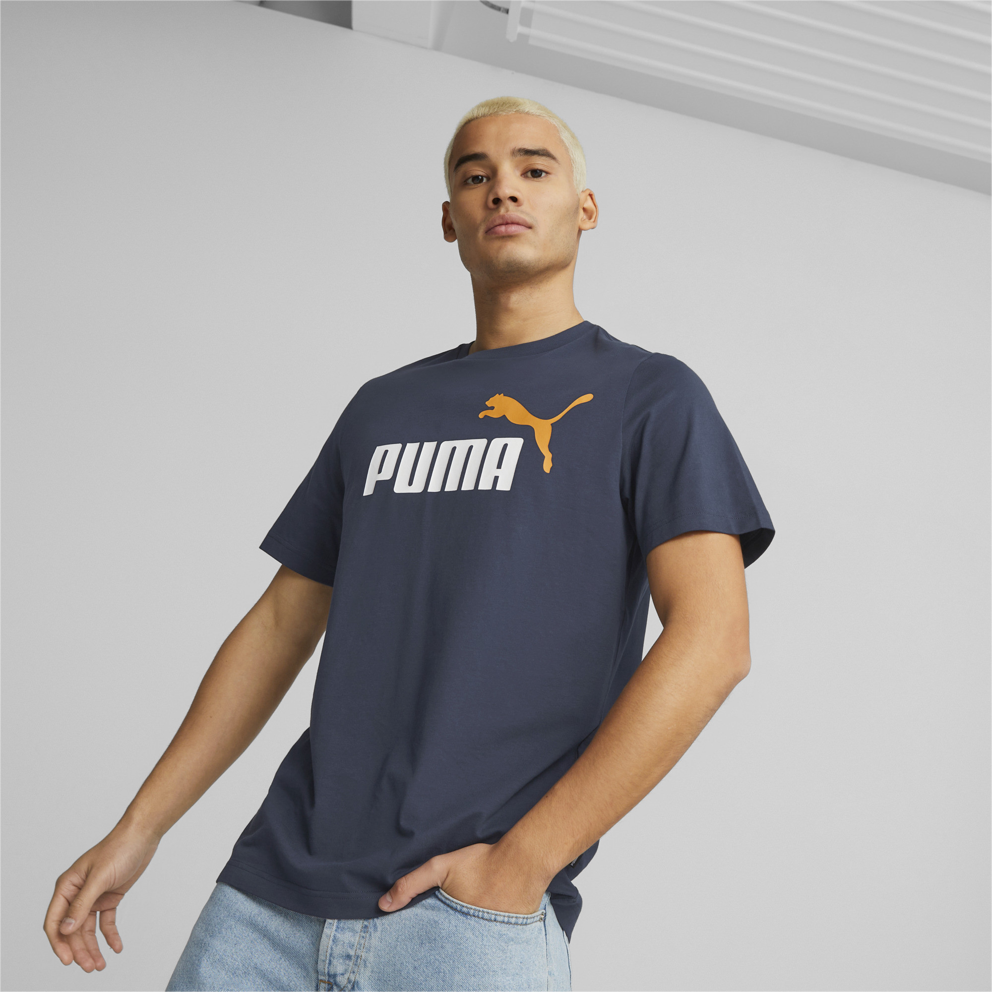 PUMA ESS+ 2 Col Logo Tee
