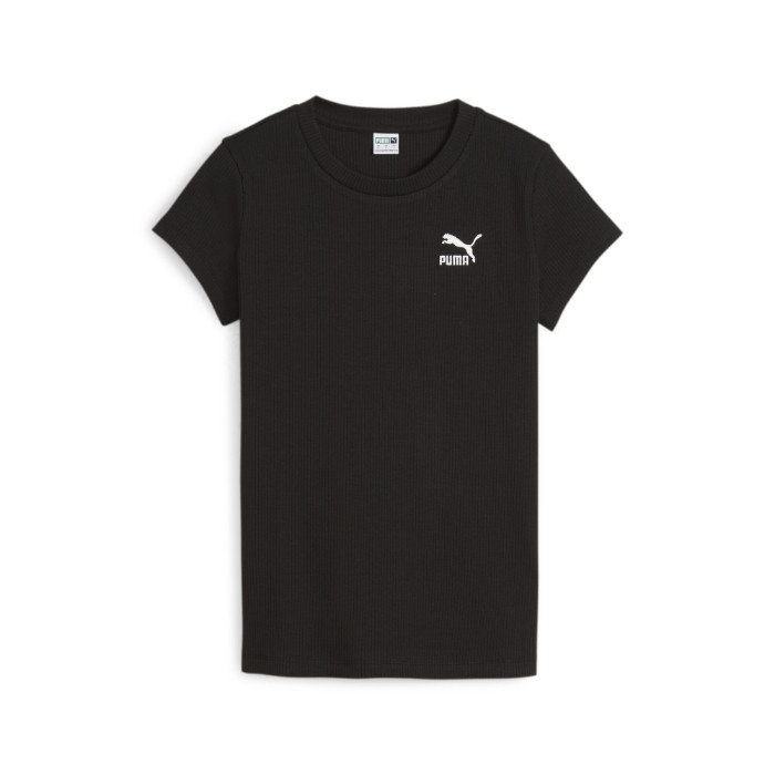 PUMA CLASSICS Ribbed Slim Tee