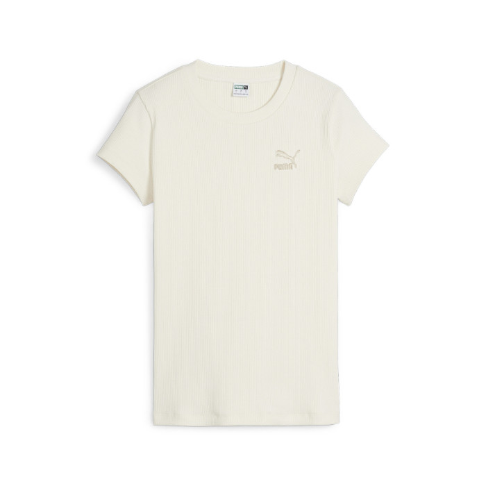 PUMA CLASSICS Ribbed Slim Tee