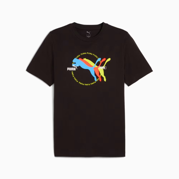 PUMA GRAPHICS Multiple Cat Logo Tee