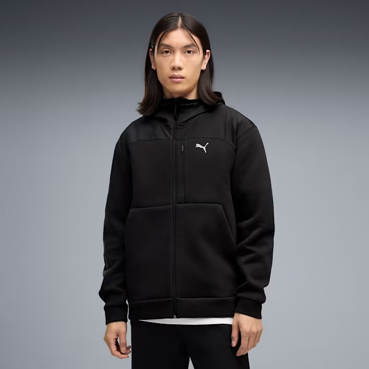 PUMATECH Material Mix Full- Zip Hoodie DK