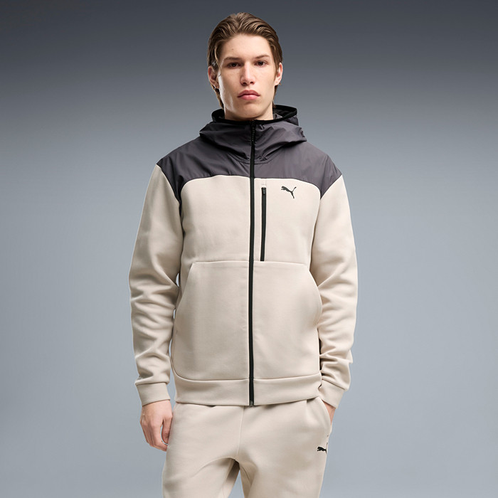 PUMATECH Material Mix Full- Zip Hoodie DK