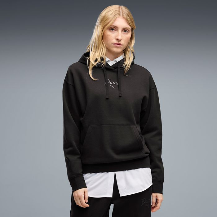 PUMA ESS SCRIPT Comfort Hoodie FL
