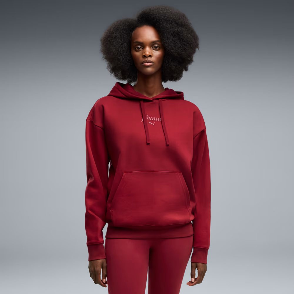 PUMA ESS SCRIPT Comfort Hoodie FL