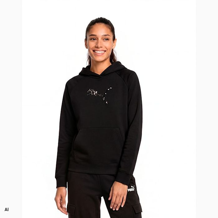 PUMA ESS SEQUINS Standard Hoodie FL