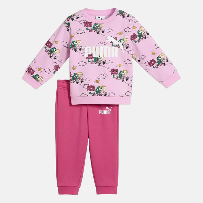 PUMA MINICATS SUPER PUMA AOP Crew SET FL INF