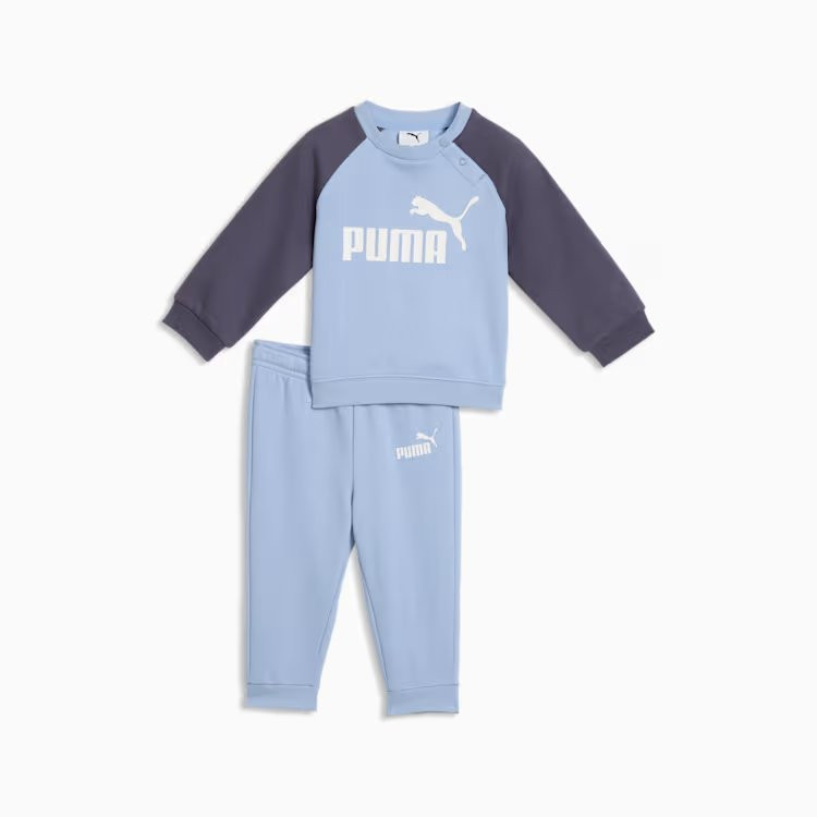 PUMA MINICATS ESS Raglan Crew Set FL INF